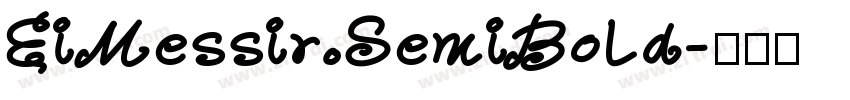EiMessir SemiBold字体转换
